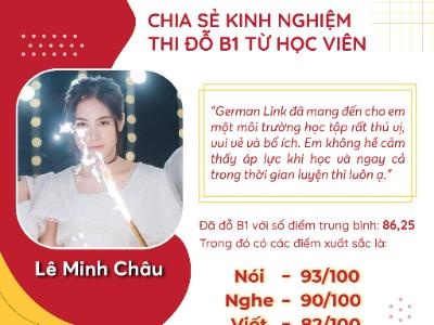 ĐẾN GERMAN LINK NGAY, ĐIỂM CAO TRONG TẦM TAY